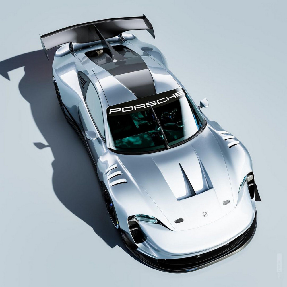 2025 Porsche GT1 Evo Rendering by hakosan_design
